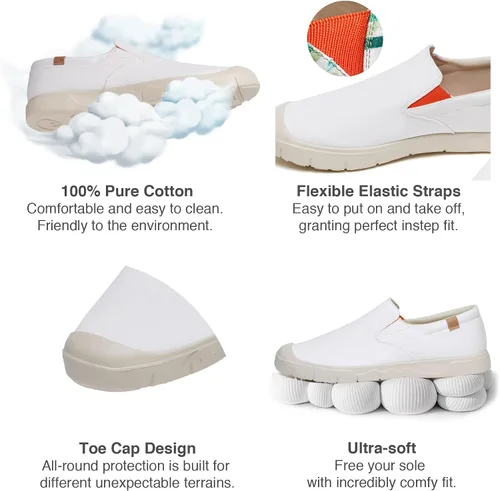 Vista 7 de UIN Tenis de moda para hombre ligeros casuales cómodos de lona pintados para viajes Cádiz