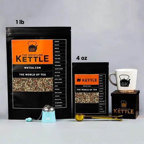 Vista 4 de The Whistling Kettle Feel Better Tea - Echinacea Saúco Rosa Mosquetas Sage Té Verde Premium Té de Hierbas