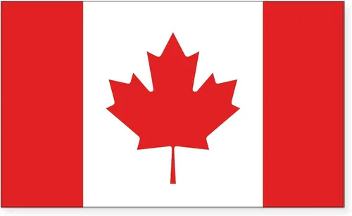 Vista 11 de CafePress Adhesivo rectangular con bandera de Canadá de Alberta para parachoques