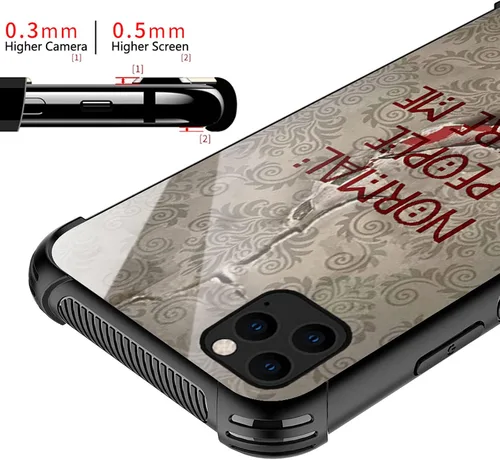 Vista 2 de CARLOCA Funda compatible con iPhone 13 Mini, diseño gráfico de American Horror Story, a prueba de golpes, antiarañazos, de acrílico duro para iPhone