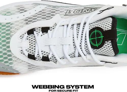 Vista 4 de AND1 Scope - Tenis de baloncesto para mujeres y hombres, tenis de baloncesto de caña media para interiores o exteriores, talla 6 a 17.5 para mujer