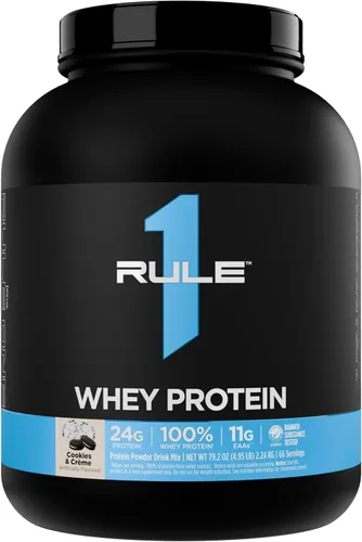 Vista 31 de Rule 1 Proteins Whey Protein Powder, Salted Carmel, 27 Servings