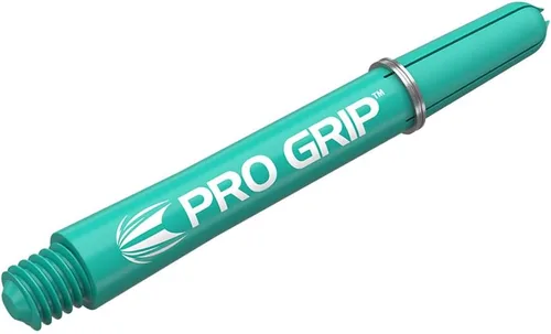 Vista 2 de Target Darts Pro Grip Shafts – Set of 9 3 Sizes (Short, Intermediate, Medium), 12 Colours Dart Stems, Professional Darts Accessories, 2BA Shaft