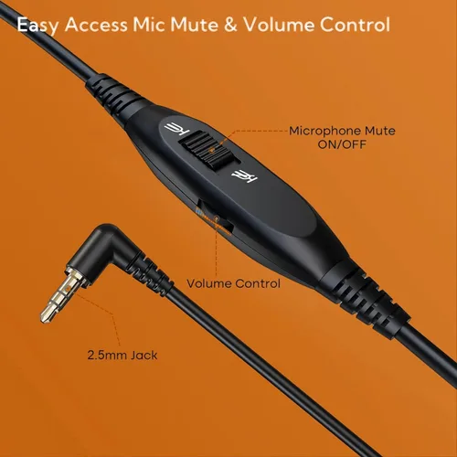Vista 7 de Auriculares de teléfono con cable de centro de llamadas con conector de 0.098 in para teléfono IP Cisco SPA Polycom Pansonic, auriculares