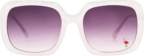 Vista 3 de Betsey Johnson Women's in The Details Square Sunglasses