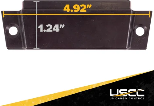 Vista 2 de US Cargo Control Tapas de extremo E para riel horizontal E-Track (paquete de 4), tapa protectora de extremo de plástico negro duradero para rieles