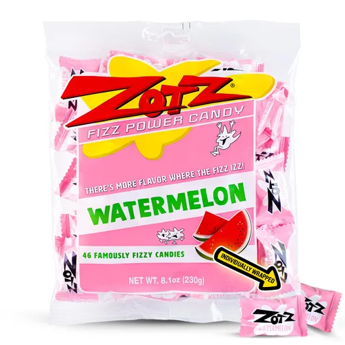 Vista 16 de Zotz Caramelos efervescentes a granel (surtidos, 46 unidades) - Caramelo duro envuelto individualmente - Surtido de 3 sabores de frutas, cereza