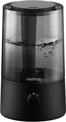 Vista 9 de raydrop - Humidificadores para dormitorio, raydrop - Humidificadores de vapor frío para bebés, humidificador ultrasónico silencioso de 1,0 L, ahorra