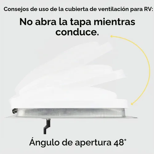 Vista 5 de Expert - Repuesto de tapa de ventilación para autocaravana (paquete de 1), ajuste universal para remolques, cámpers y autocaravanas, cubiertas