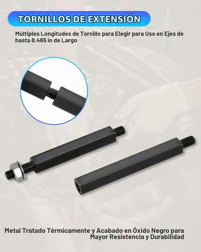 Vista 6 de DAYUAN Juego de 14 extractores separadores de rodamientos, resistente capacidad de 5 toneladas, kit de extractor de rodamientos de 2 y 3 pulgadas
