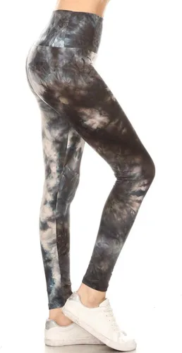 Vista 12 de Leggings Depot - Leggings de piel sintética para mujer, de cintura alta, elásticos Yoga-cactus y llama de 5