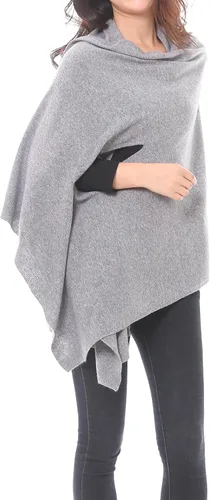 Vista 6 de BRUCERIVER Chales largos de punto para mujer, mezcla de lana, versátiles, multiestilo