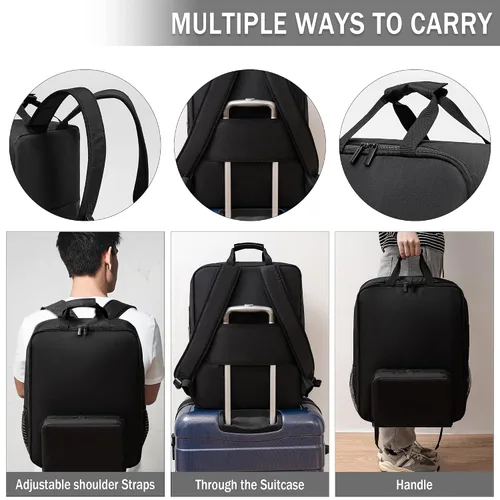 Vista 11 de Bolsa de viaje para cochecito GB Pockit con GB Pockit Air Plus Bolsa de viaje plegable para cochecito de bebé, bolsa de cochecito para avión