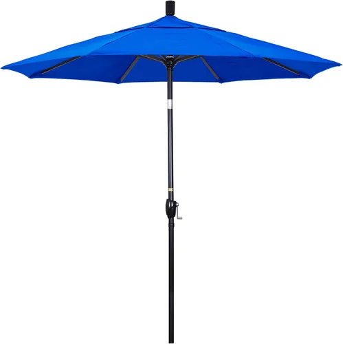 Vista 12 de California Umbrella 7.5' paraguas redondo de aluminio del mercado, elevación de la manivela