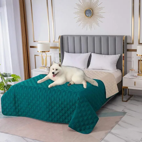 Vista 2 de RBSC Home Manta impermeable para cama de perro, funda antideslizante para sofá grande, protector de colchón para mascotas, perros y gatos (5282KQL)