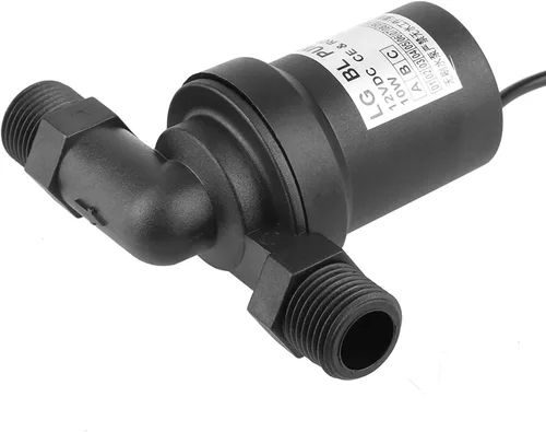 Vista 3 de Bomba de agua micro solar, 12V 10W DC sin escobillas solar de alta temperatura anfibia mini bomba de agua sumergible para circulación de bombeo