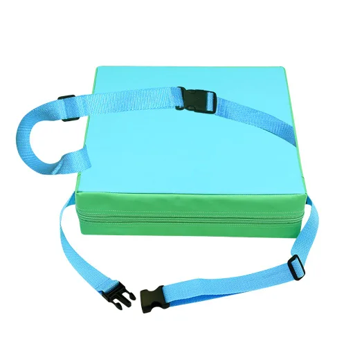 Vista 11 de Cojín elevador Sunmall para silla, portátil, desmontable, ajustable, para sillas de bebés o niños, cojín grueso elevador para niños o bebés, lavable