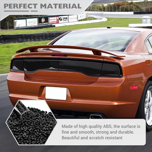 Vista 2 de JeCar Cubierta de luz trasera ahumada luz trasera para 2011 2012 2013 2014 Dodge Charger Accesorios exteriores