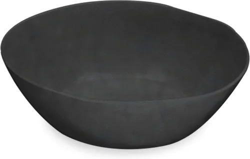 Vista 10 de TarHong Plato de ensalada surtido de medallón de bambú negro, 8.5 pulgadas, planta (material de melamina a base de plantas mayoritarias), juego de 4