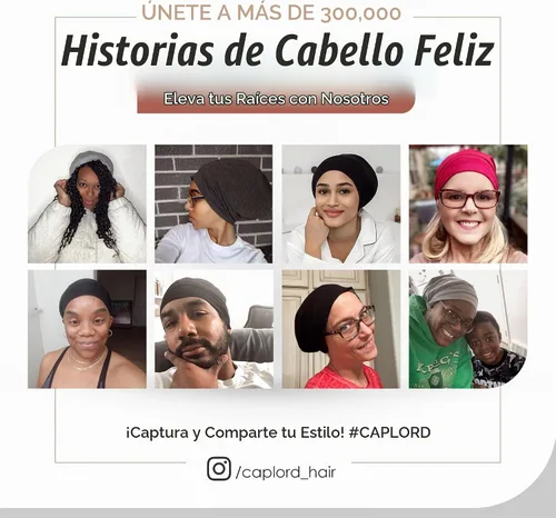 Vista 8 de Gorro de satén de seda para dormir - Gorro de dormir negro para mujeres y hombres