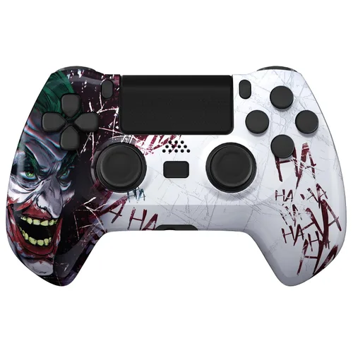 Vista 5 de eXtremeRate Clown HAHAHA Decade Tournament Controller (DTC) Upgrade Kit for PS4 Controller JDM-040050055, Upgrade Board & Ergonomic Shell & Back