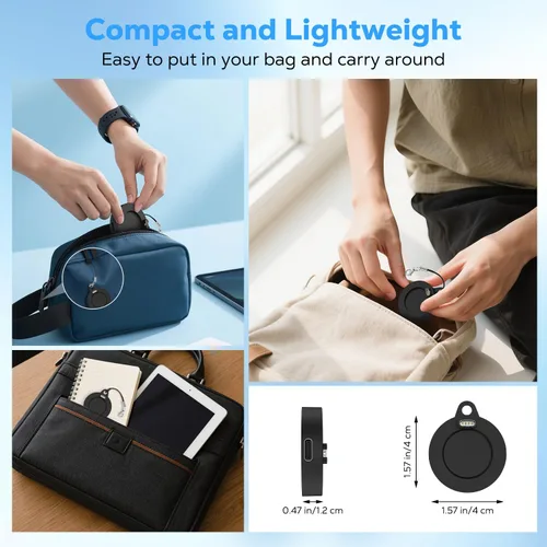 Vista 6 de Cargador de reloj compatible con Garmin Watch, base de carga tipo