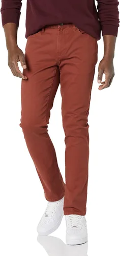 Vista 27 de Amazon Essentials - Pantalones ajustados para hombre, diseño de sarga elástica con 5 bolsillos