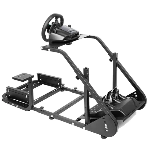 Vista 6 de Minneer Racing Simulator Cockpit for G25 G27 G29 G920,Driving Simulator Seat, Racing Steering Wheel Stand with Capacity 220LBS Without Wheel and