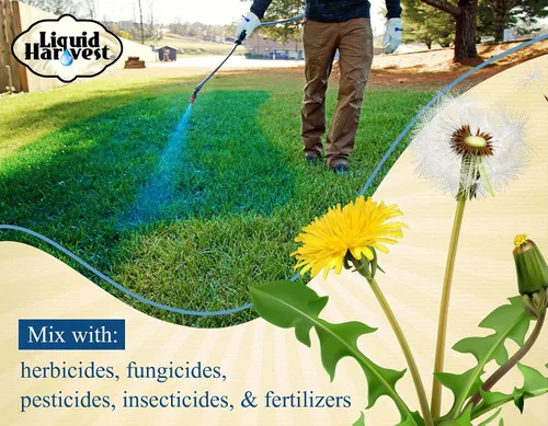 Vista 3 de Paquete de 8 onzas Liquid Harvest Lazer Blue Spray Indicador, Surfactante y Mesotriona para un control eficaz de malezas