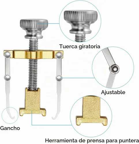Vista 3 de 2 piezas encarnadas levantador de uñas encarnadas herramienta de uñas encarnadas abrazadera del dedo del pie de acero inoxidable herramienta