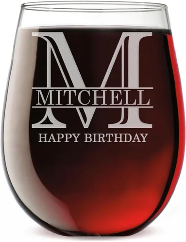 Vista 7 de Copa de vino grabada para el día de la madre, grabado para el Día de la Madre, regalos personalizados para mamá, regalos únicos personalizados