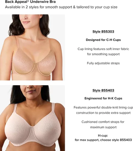 Vista 7 de Wacoal Sujetador con aros de espalda para mujer