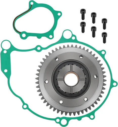 Vista 3 de Kit de juntas de rodamiento de engranaje unidireccional de embrague de arranque compatible con Yamaha Raptor 660 YFM660R 2004-2005
