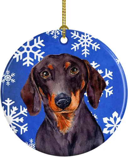 Vista 45 de Caroline's Treasures Cavalier Spaniel - Adorno de cerámica para colgar en el árbol de Navidad, para el hogar, Navidad, fiestas, regalo, 3 pulgadas