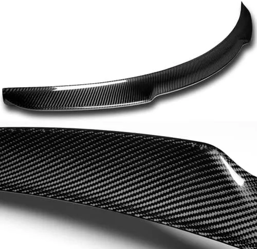 Vista 2 de Alerón de la tapa trasera del maletero de fibra de carbono real negra compatible con BMW Z4 E89 2009-2016, JDM 2010 2011 2012 2013 2014 2015