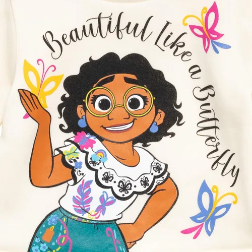 Vista 7 de Disney Encanto Mirabel Luisa Isabela - Conjunto de sudadera de forro polar y leggings para niñas pequeñas