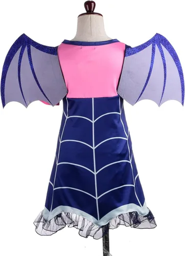 Vista 2 de Dressy Daisy Toddler Little Girls Dress Up Boo-Tiful Halloween Costume Fancy Party Vampire Outfit Set with Head band