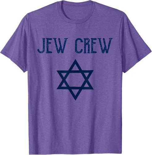 Vista 10 de Camiseta Jew Crew Jewish Star, gris, S
