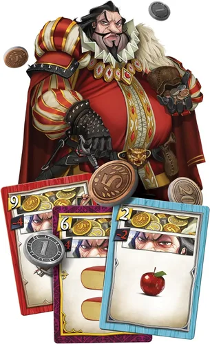 Vista 4 de CMON Sheriff of Nottingham Juego de mesa (2ª edición) - Juego medieval de engaño y selección de cartas para niños y adultos, a partir de 14 años, 3