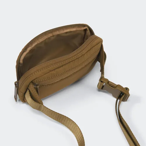 Vista 6 de Mini riñonera Pander impermeable de 0.7 litros, cangurera para todas partes para mujeres y hombres., Marrón, Sólido