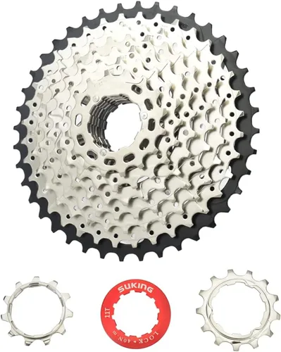 Vista 16 de CYSKY Casete de 11 velocidades 11-25T/11-28T/11-32T/11-36T/11-40T/11-42T/11-46T/11-50T/11-52T Compatible con Shimano/Sunrace/Sram Bike Freewheel