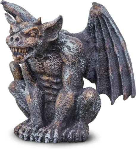Vista 2 de Safari Ltd. Figura de gárgola – Figura de plástico realista pintada a mano de 3.5 pulgadas con temática de fantasía – Juguete educativo para niños
