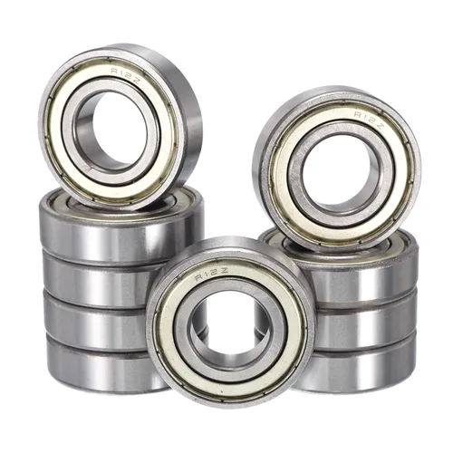 Vista 7 de R2ZZ Rodamientos de bolas de ranura profunda, ID 1/8" x DI 3/8" x Ancho 5/32" Rodamiento de bolas con doble blindado de metal cromo acero Z2 Palanca