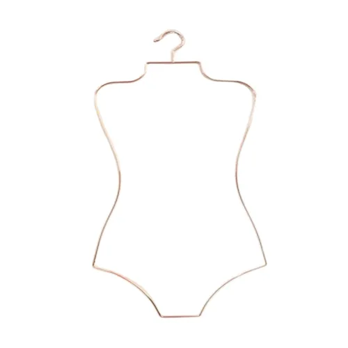 Vista 3 de 2 ganchos para traje de baño con forma de cuerpo, organizador de armario para niños, perchero para ropa de playa, colgador de ropa para armario