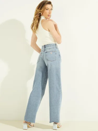 Vista 4 de Guess Jeans estilo boyfriend de talle alto Eco '90s para mujer