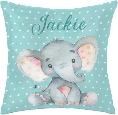 Vista 10 de Funda de almohada personalizada con nombre de bebé para bebé, niño y niña, almohada personalizada con nombre, almohada personalizada para sofá