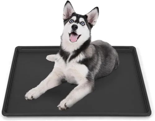 Vista 11 de BOWHAUS Bandeja de plástico resistente e impermeable de 22.7 pulgadas para mascotas de 24 pulgadas, criadero de conejo, hurón, sartén versátil