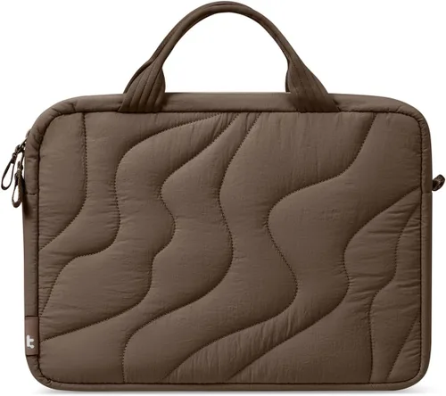 Vista 12 de tomtoc 13-16 Inch Protective Puffy Laptop Carrying Bag for Women, Lightweight Work Laptop Briefcase Fits Macbook Air/Pro/Neo