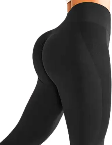 Vista 2 de ZENITH Flex Seamless Scrunch Leggings, Workout Leggings Women Tights Tummy Control Gym Fitness Girl Sport Active Yoga Pants