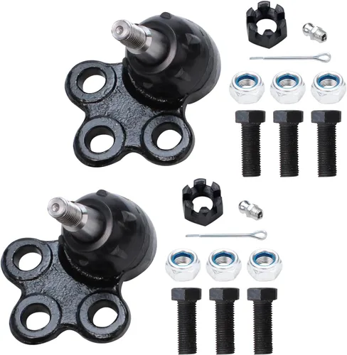 Vista 38 de Detroit Axle - Par (2) de juntas esféricas inferiores delanteras para Mitsubishi Montero 1992-2000 - [Montero Sport 1997-2004]